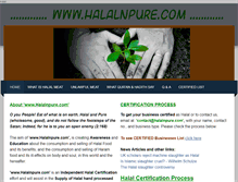 Tablet Screenshot of halalnpure.com